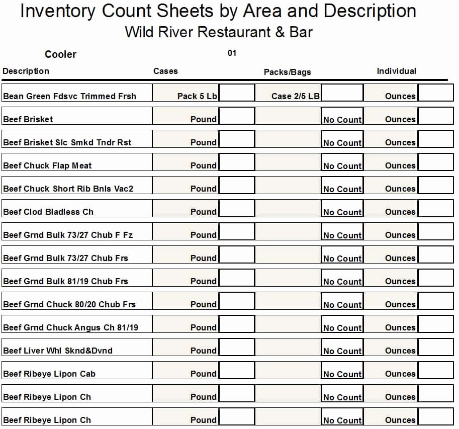 Restaurant Inventory Sheet Template Unique 10 Restaurant Inventory Spreadsheets