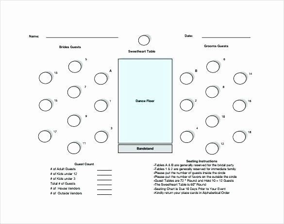 Restaurant Seating Chart Template Excel Beautiful Free Arrow Wedding Seating Chart Template Bride Bows