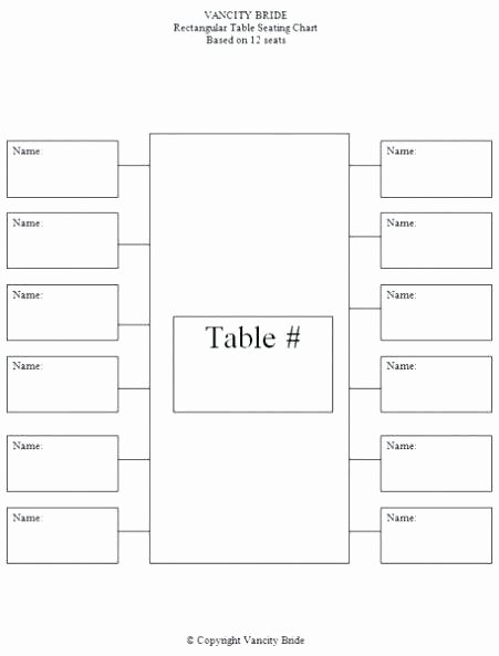 Restaurant Seating Chart Template Excel Fresh Rectangular Table Chart for Guests Restaurant Seating