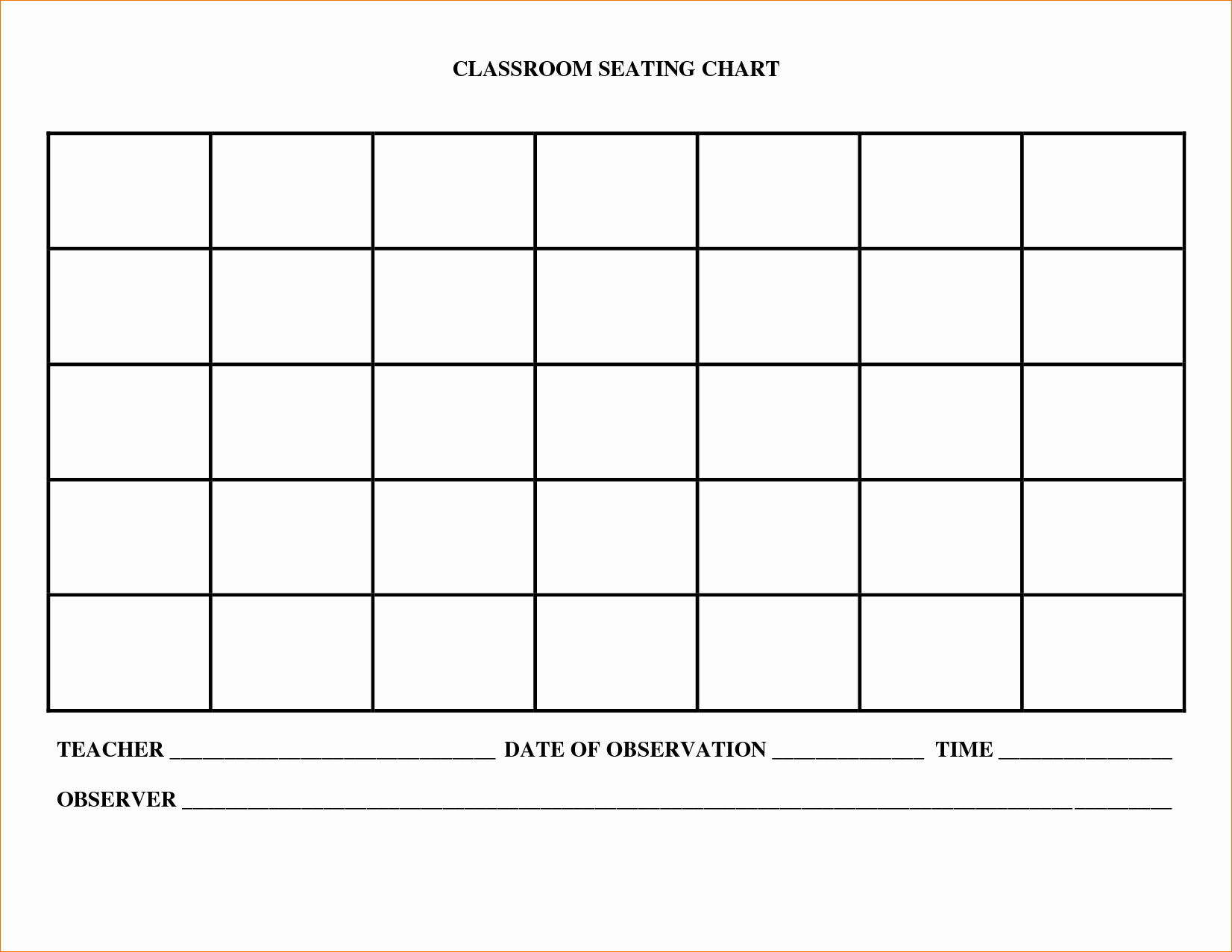 Restaurant Seating Chart Template Excel Inspirational 7 Free Chart Templates