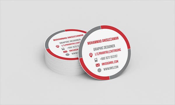 Round Business Card Template Inspirational Round Business Cards 7 Free Psd Vector Ai Eps format