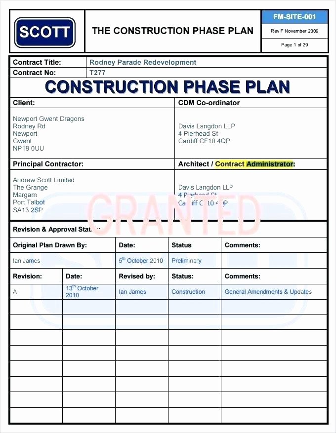 Safety and Health Program Template Elegant Management Plan Templates In Free Premium Templates