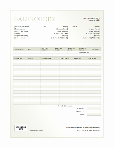 Sale order form Template Lovely Sales order Template Free Download Edit Fill Create