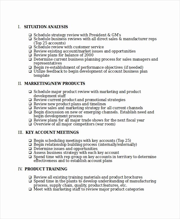 Sales Action Plan Template Lovely Word Action Plan Template 7 Free Word Document