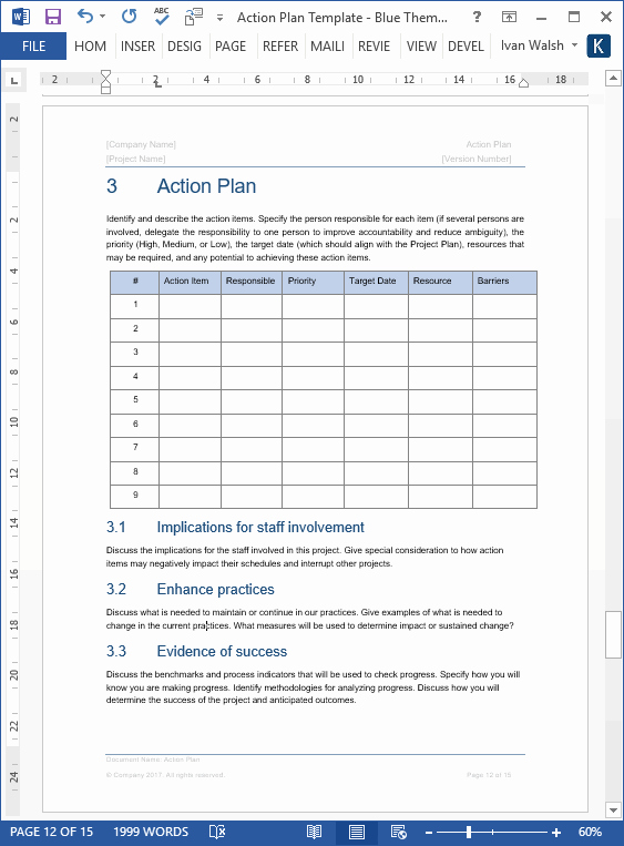 Sales Action Plan Template Unique 10 Step Action Plan for Increasing Sales