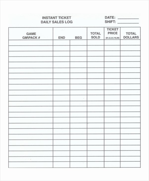 Sales Call Log Template Lovely Sales Log Template 5 Free Word Documents Download