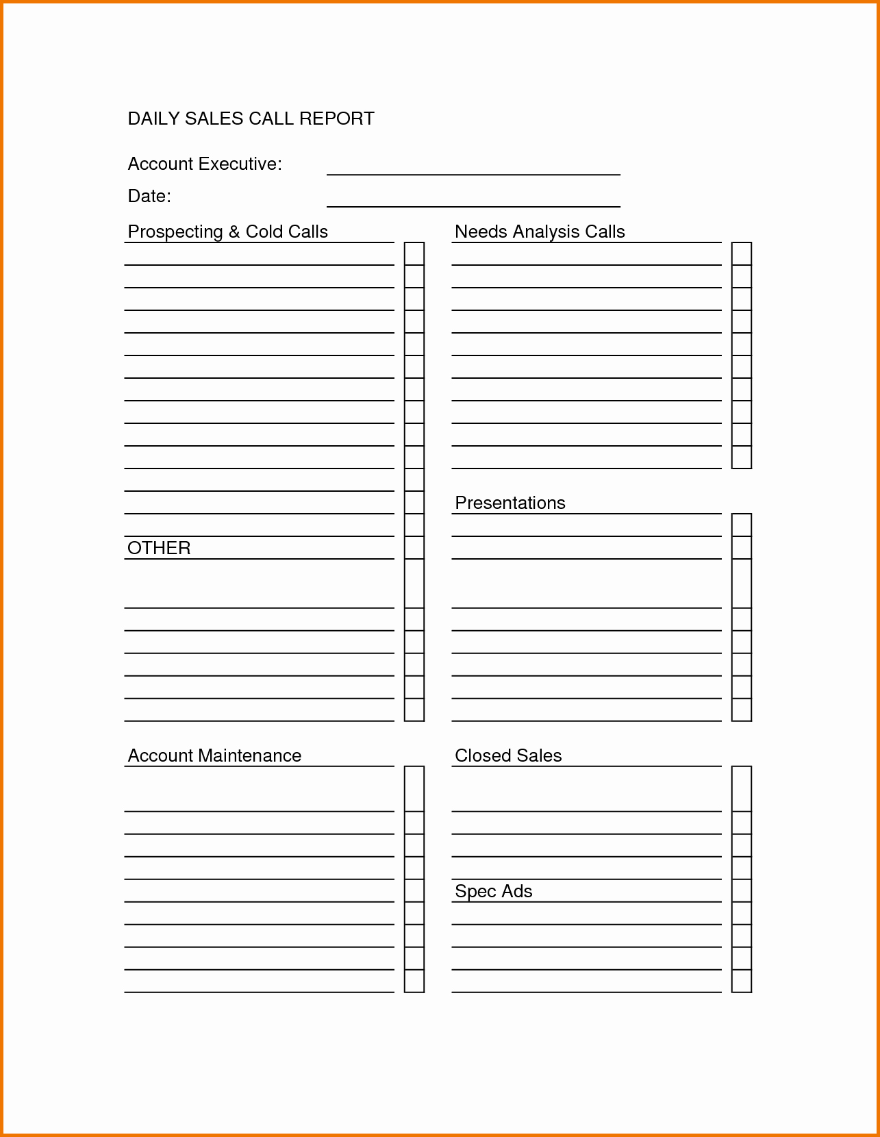 Sales Call Reporting Template Awesome Sales Call Sheet Template Sales Call Report Sheet