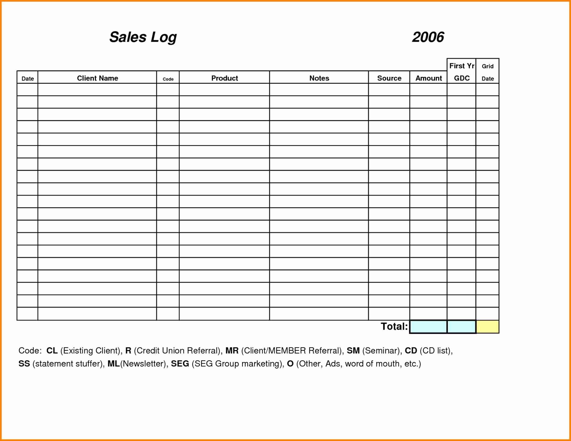 Sales Call Tracking Template Beautiful Sales Call Tracking Spreadsheet