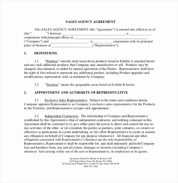 Sales Commission Contract Template Fresh 23 Mission Agreement Templates Word Pdf Pages