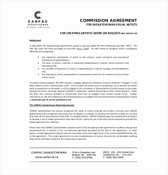 Sales Commission Plan Template Elegant 19 Mission Agreement Templates Word Pdf Pages