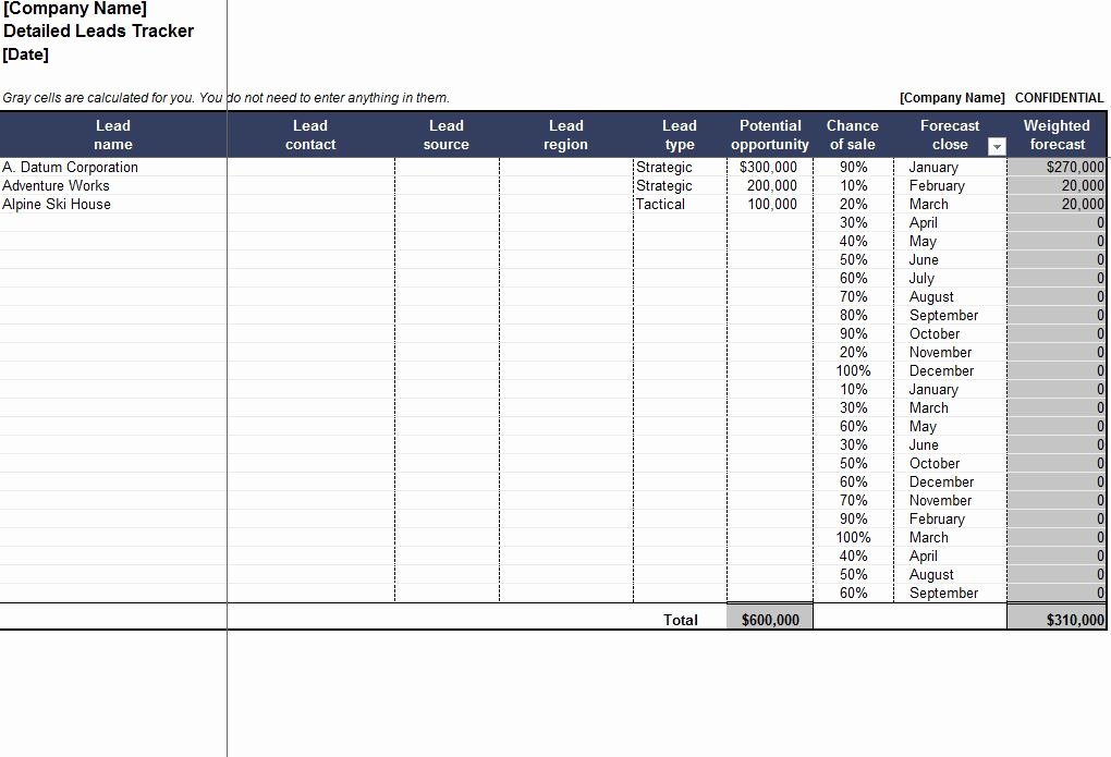 Sales Lead Tracking Excel Template Beautiful Sales Lead Template