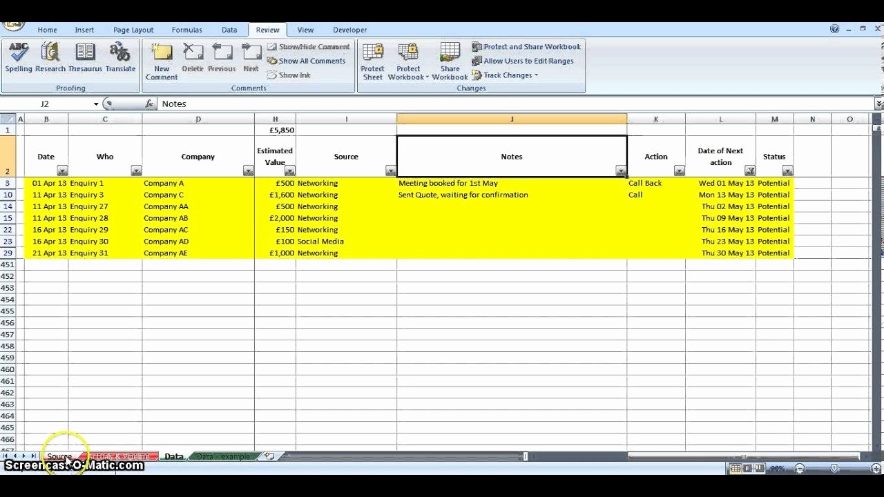Sales Leads Excel Template Fresh Ace Lead Tracker