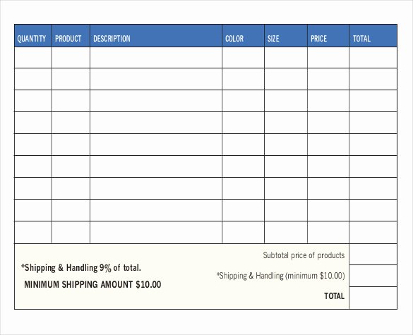 Sales order form Template Awesome 26 Sales order Templates – Free Sample Example format
