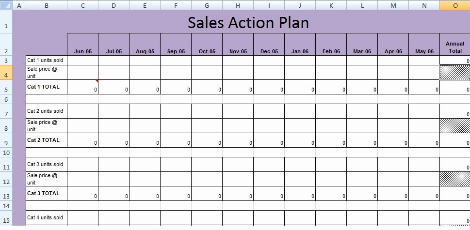 Sales Planning Template Excel Fresh Get Sales Action Plan Template Xls Free Excel