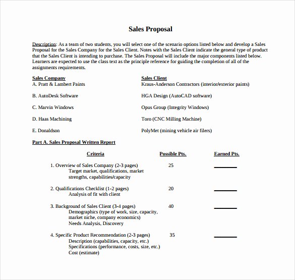 Sales Proposal Template Word Unique Sales Proposal Template Free Download or 20 Sample Sales