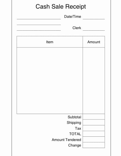 Sales Receipt Template Excel Awesome 8 Sales Receipt Templates Word Excel Pdf formats