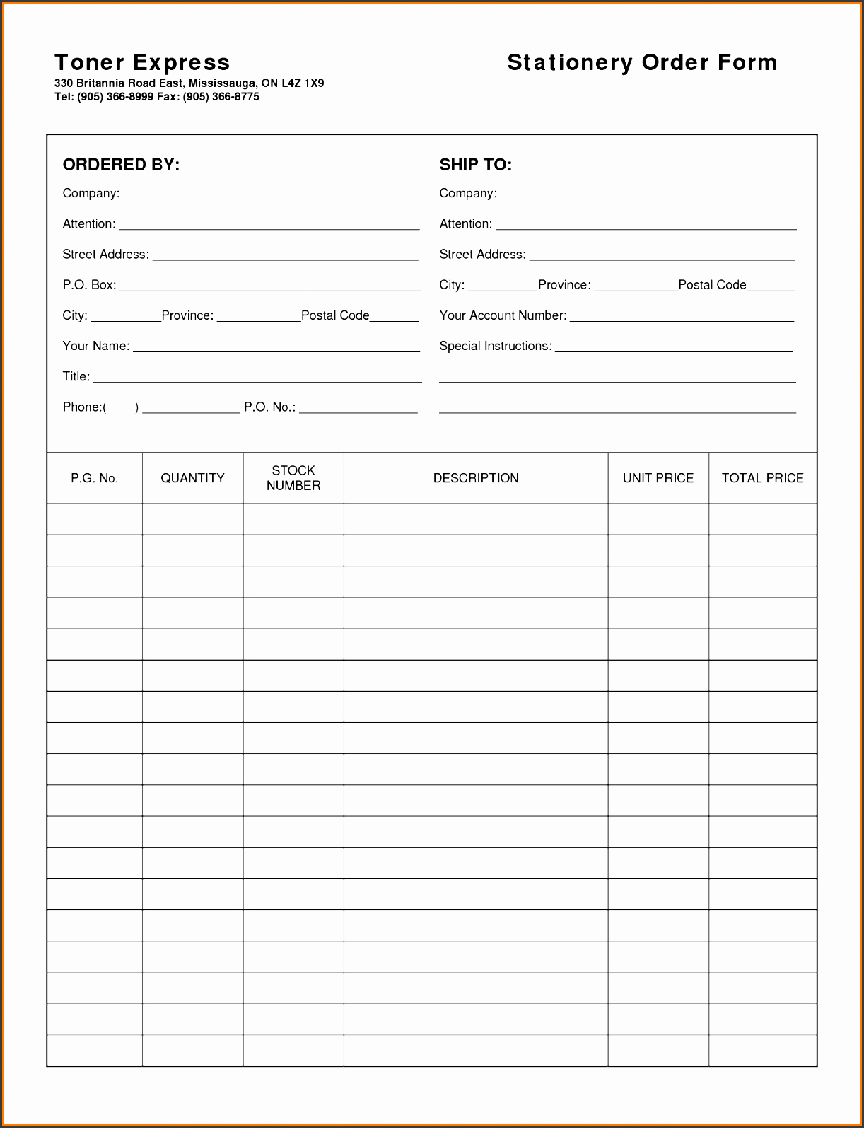Sales Receipt Template Excel Fresh 11 Sample order form format Sampletemplatess