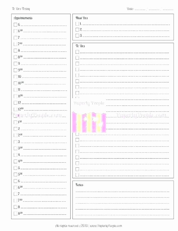 Salon Appointment Book Template Beautiful Appointment Book Template Salon Experience Printable Pages