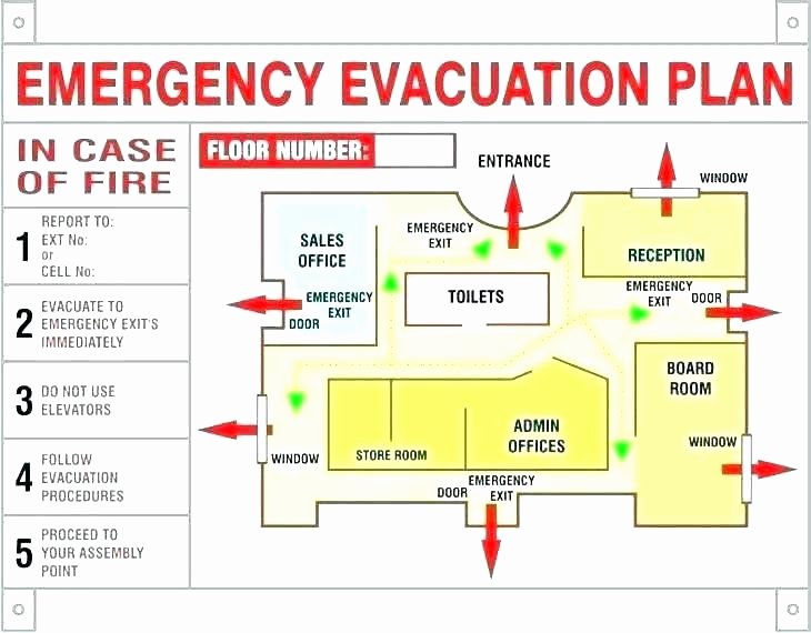 Sample Emergency Evacuation Plan Template Best Of Emergency Evacuation Plans for Businesses Sample