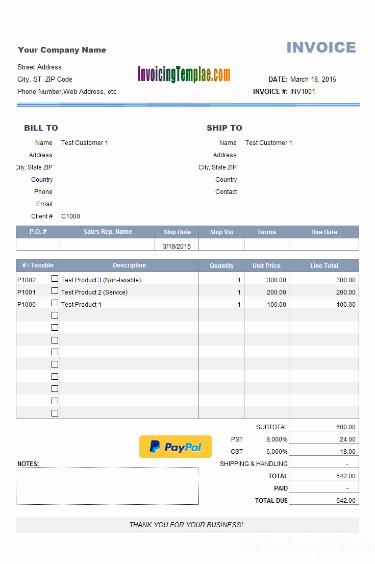 Sample Invoice Template Excel Inspirational Excel Invoice Template with Product List