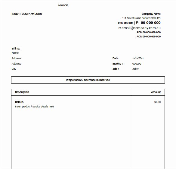 Sample Invoice Template Excel New 32 Excel Invoice Templates Ai Psd