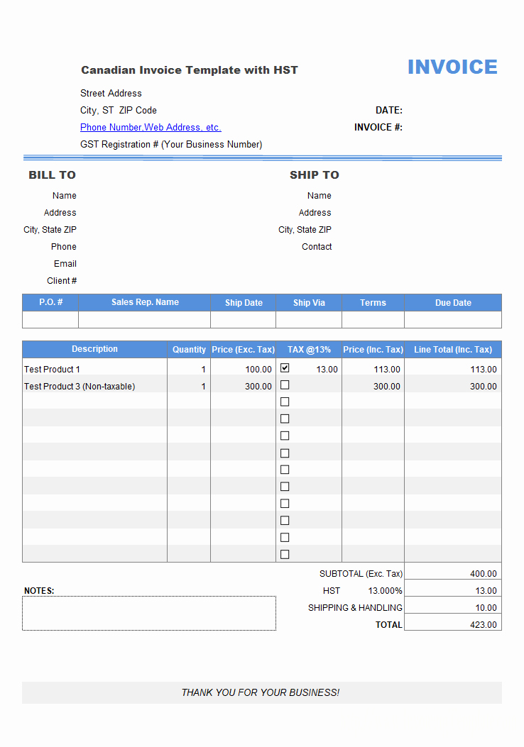 Sample Invoice Template Excel Unique Free Invoice Templates for Excel