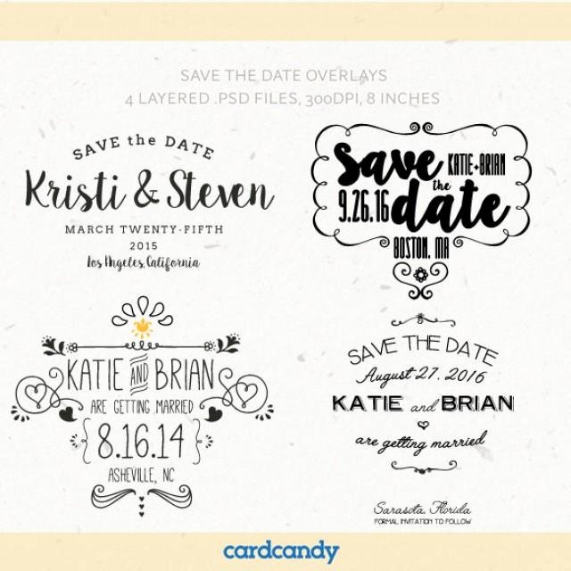 Save the Date Powerpoint Template Elegant Digital Save the Date Overlays Wedding Card