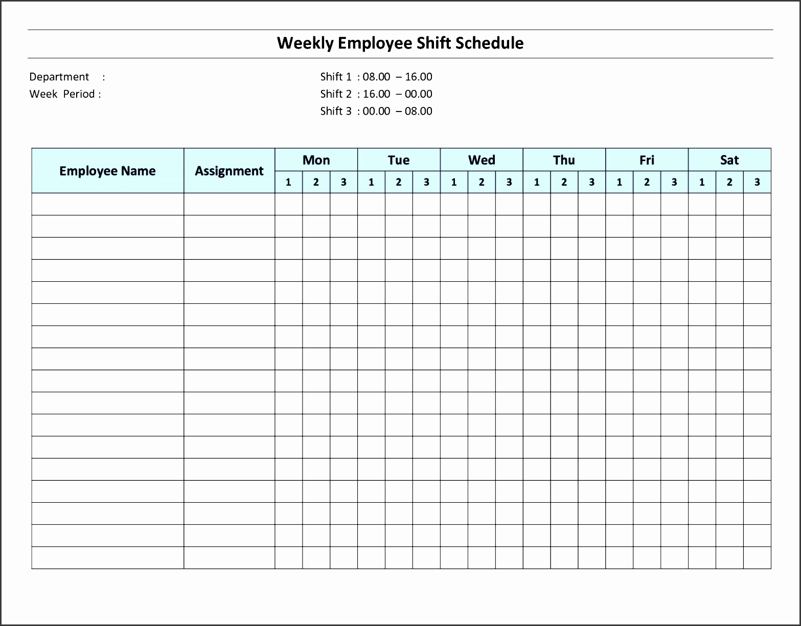 Schedule for Employees Template Luxury 8 Daily Schedule Template for Employees Sampletemplatess
