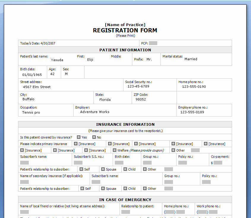 School Registration forms Template Luxury Printable Registration form Templates Word Excel Samples