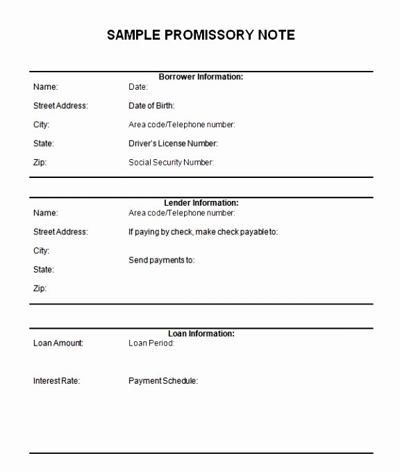 Secured Promissory Note Template Pdf New 9 Free Secured Promissory Note Template Word Rwwoi