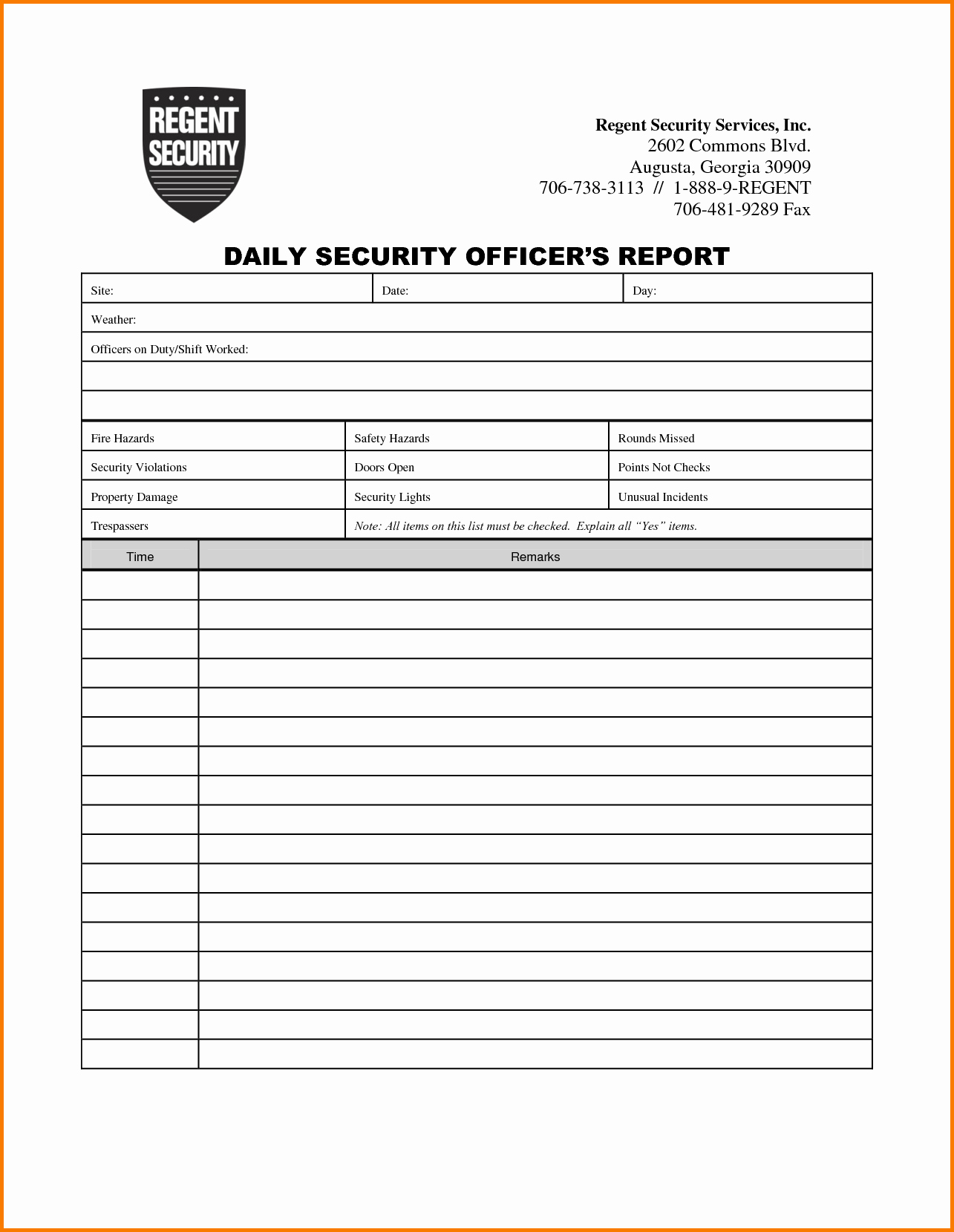 Security Incident Report Template Luxury Incident Report