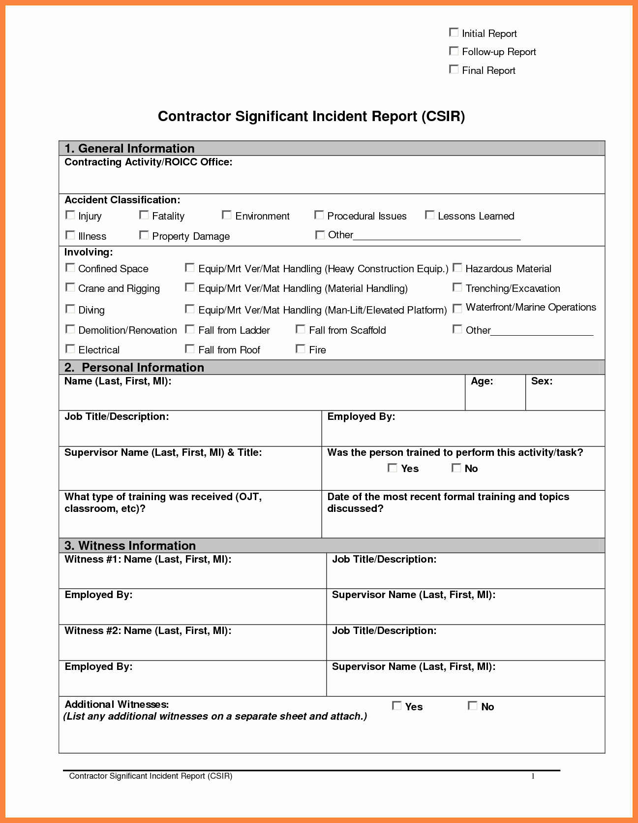 Security Incident Report Template Word Inspirational 12 Information Technology Incident Report Template