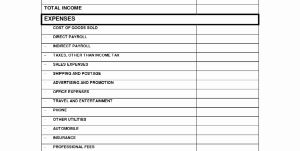 Self Employment Income Statement Template Best Of Profit and Loss Statement for Self Employed 1 Profit and