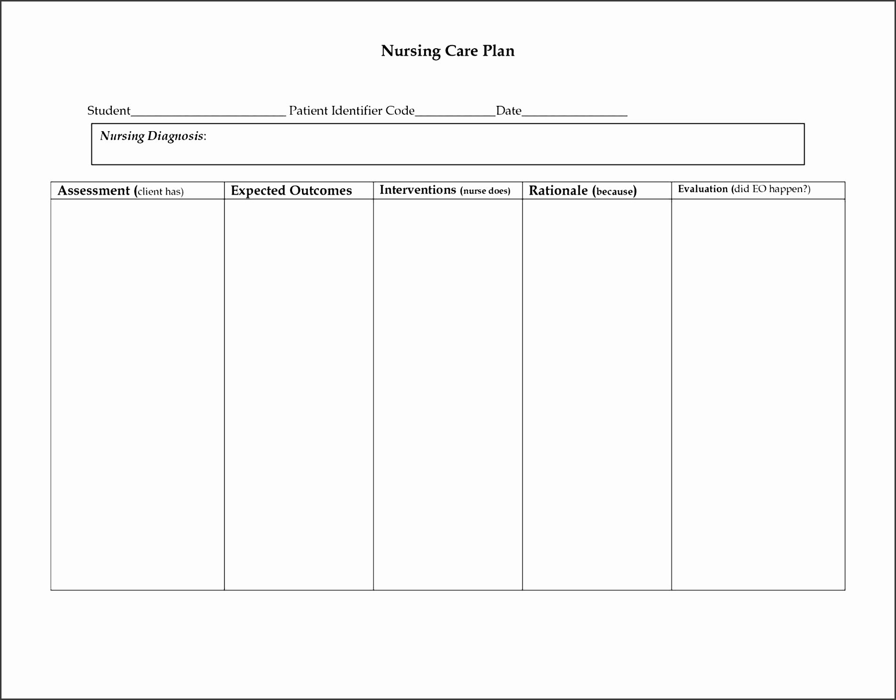Self Scheduling for Nurses Template Best Of 11 assignment Planer Editable In Excel Sampletemplatess