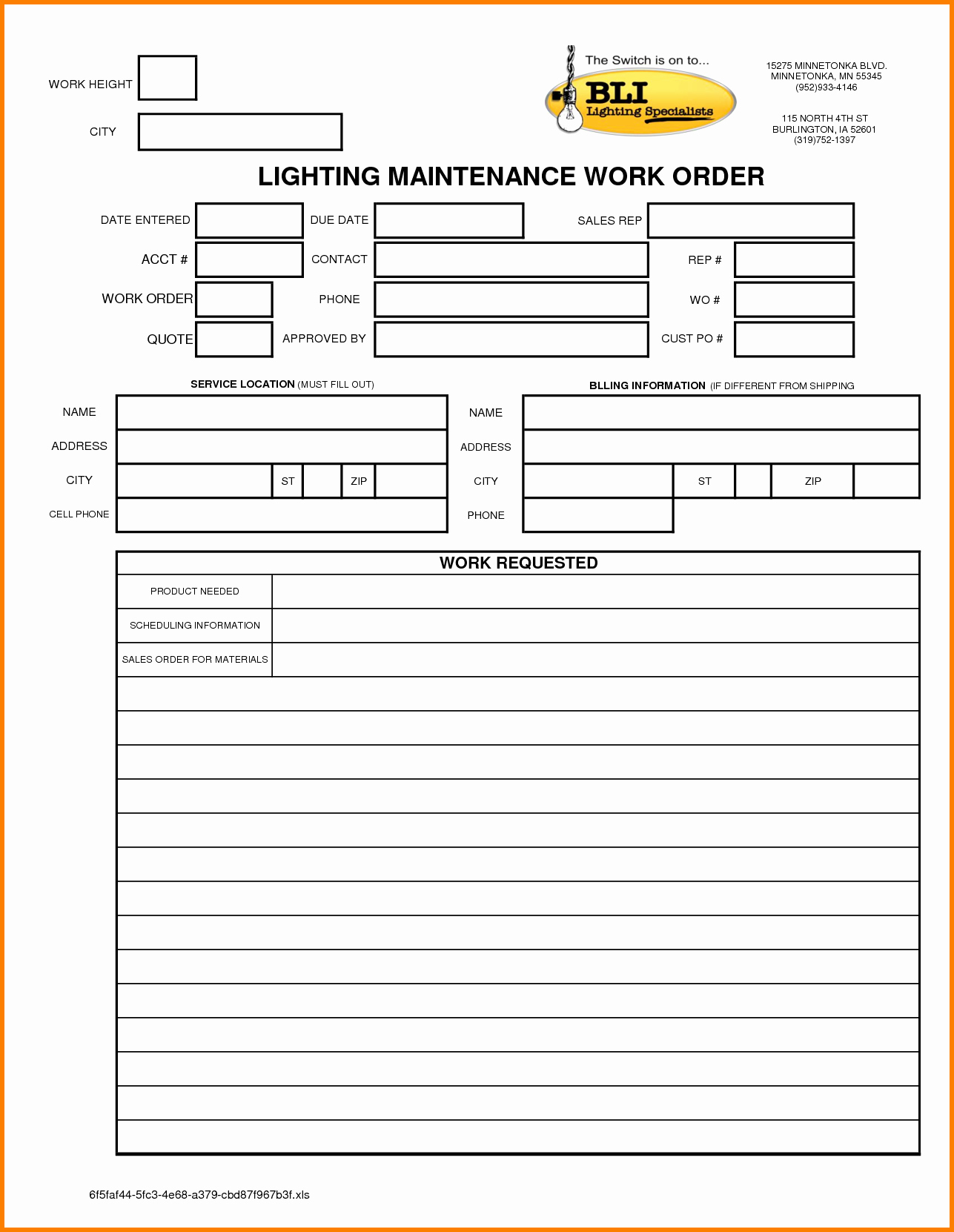 Service Work order Template Inspirational order Of Employment History On Resume