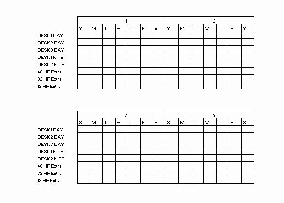 Shift Work Schedule Template Beautiful Shift Schedule Templates 11 Free Sample Example format
