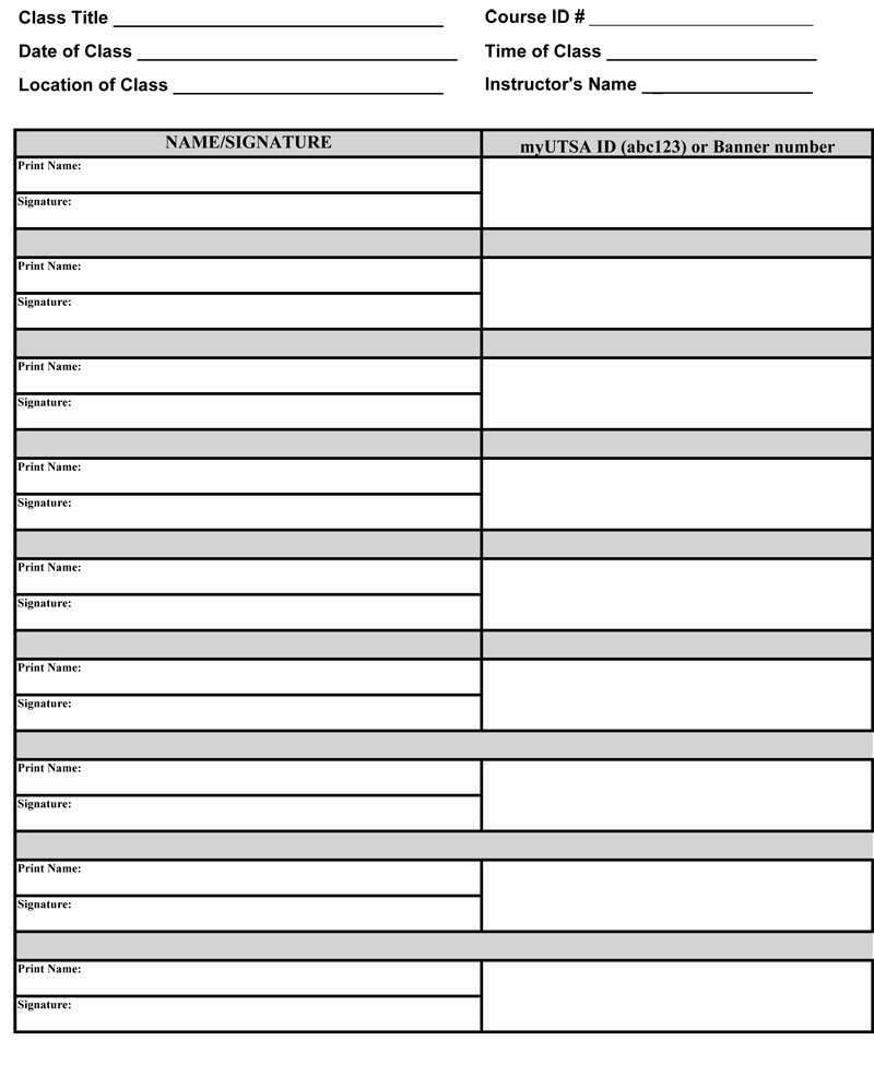 Sign In Out Sheet Template Elegant Sign In Sheet Template