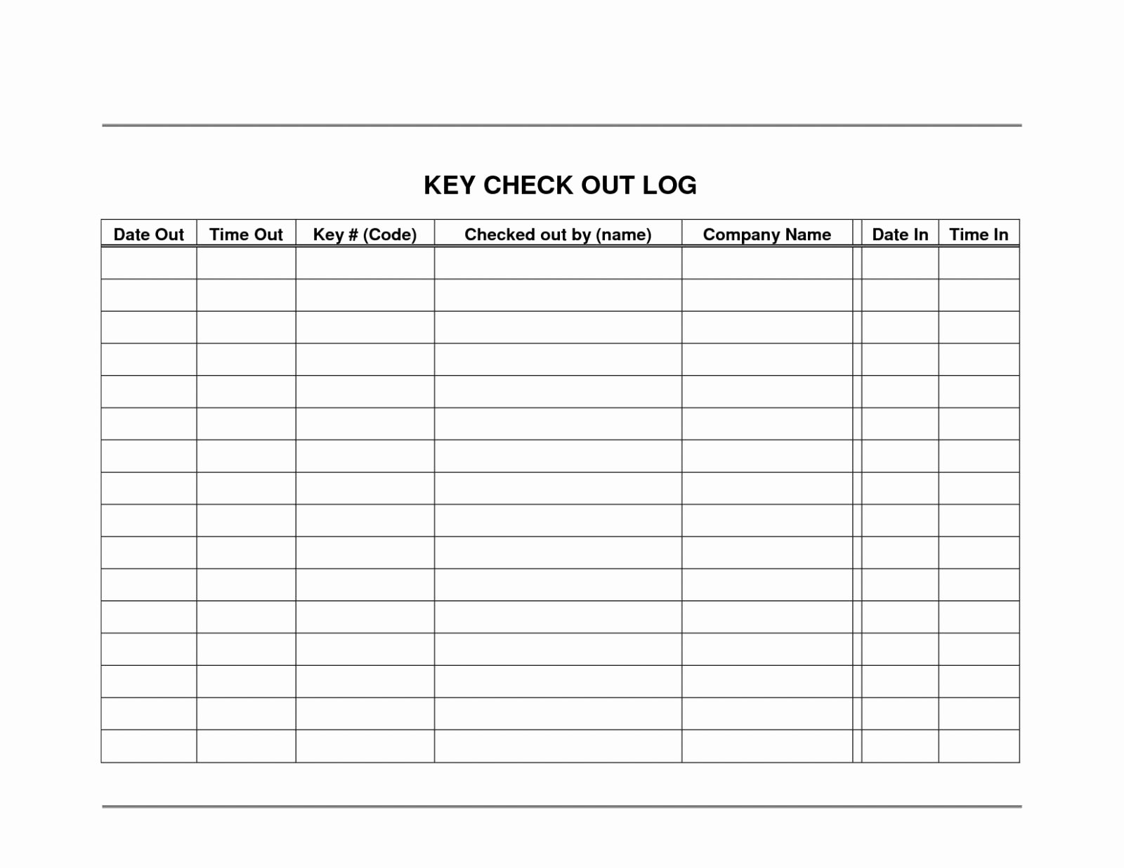 Sign In Out Sheet Template Lovely Sheet Inventory Sign Out Template Free Download In Sample