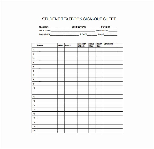Sign In Out Sheet Template Unique Sign Out Sheet Template 14 Free Word Pdf Documents