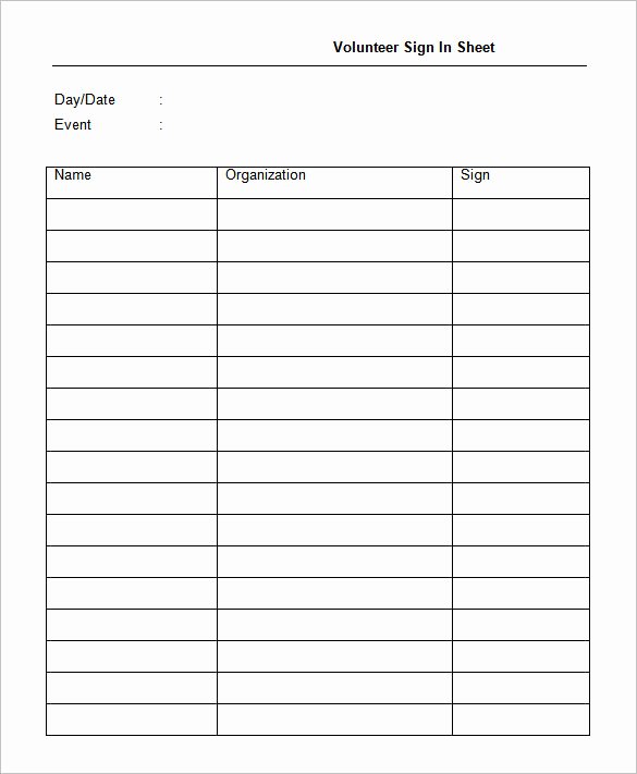 Sign In Sheet Template Doc Best Of 75 Sign In Sheet Templates Doc Pdf