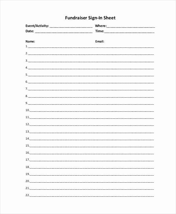 Sign In Sheet Template Doc New Sign In Sheet 30 Free Word Excel Pdf Documents