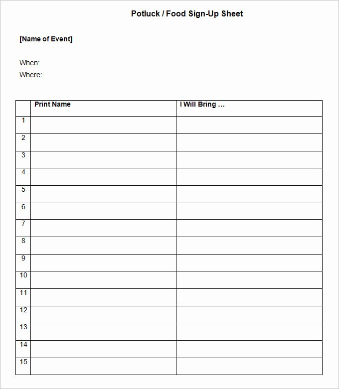 Sign Up form Template Word New Sign Up Sheets 58 Free Word Excel Pdf Documents
