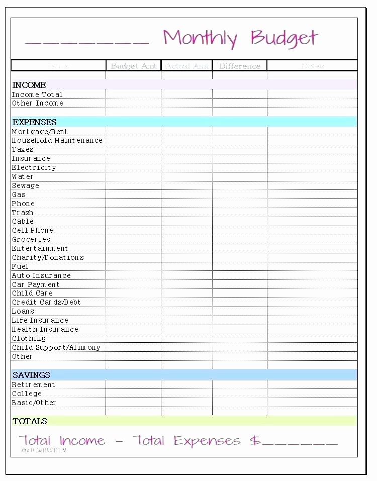 Simple Budget Template Excel Elegant Home Bud Spreadsheet Excel Household Worksheet Template