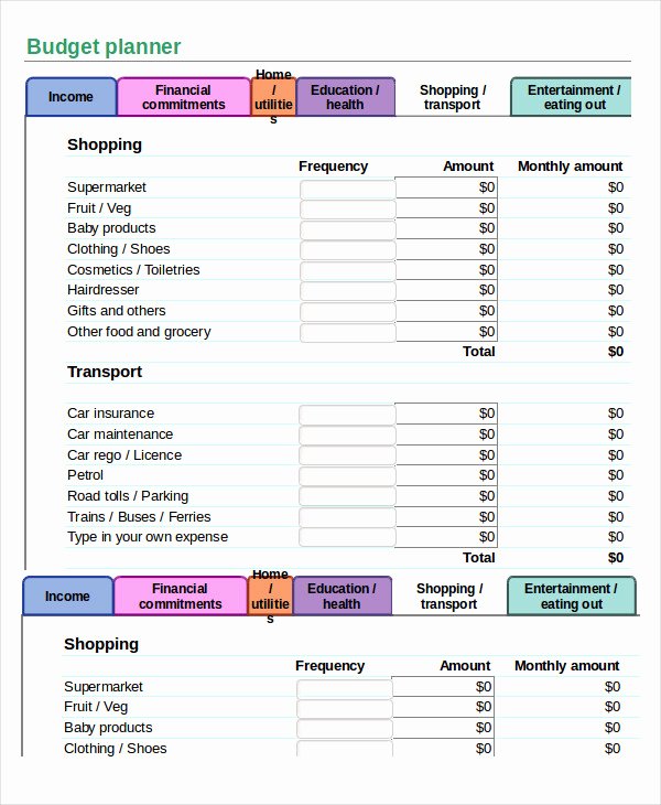 Simple Budget Template Excel Unique Simple Bud Worksheet Wevo