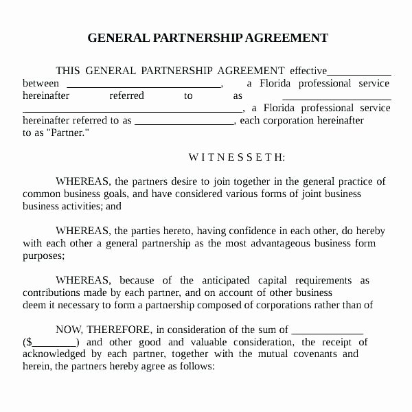 Simple Collaboration Agreement Template Awesome Partnership Agreement Free Template Partnership Contract