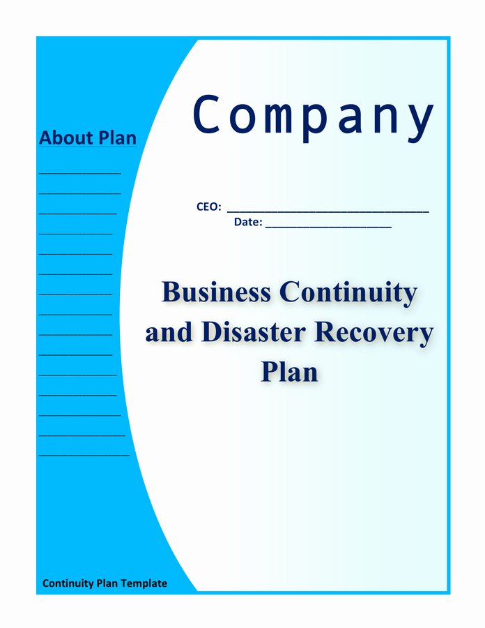 Simple Disaster Recovery Plan Template Fresh 20 Simple Disaster Recovery Plan Template for Small