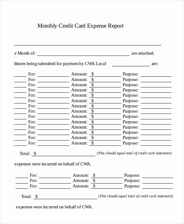 Simple Expense Report Template Inspirational Expense Report 11 Free Word Excel Pdf Documents