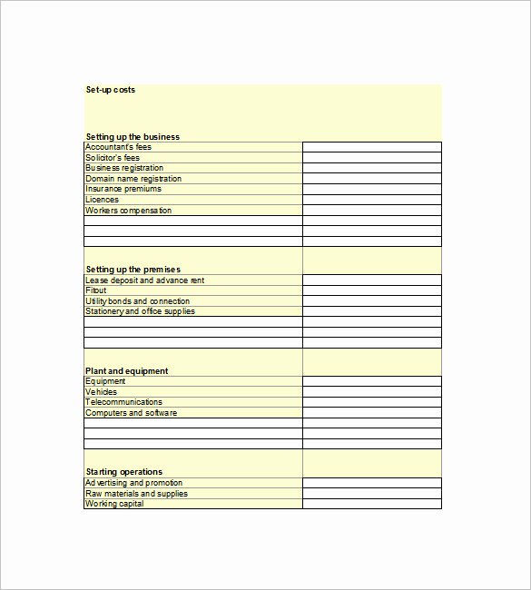 Simple Financial Plan Template Inspirational Financial Business Plan Template 14 Word Excel Pdf
