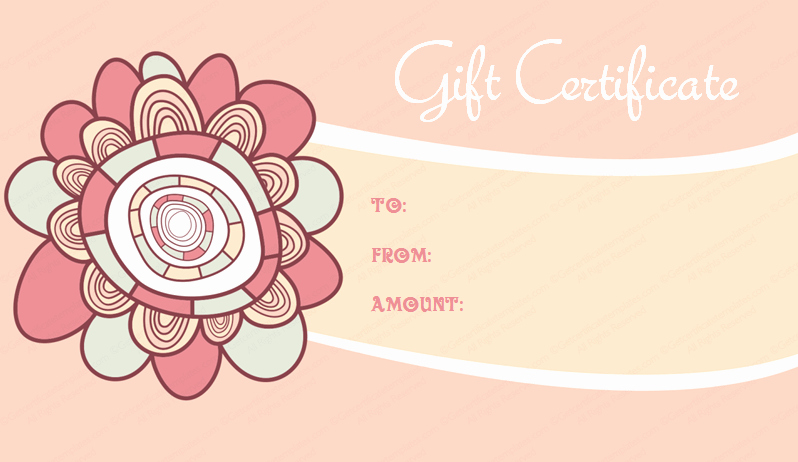 Simple Gift Certificate Template Best Of Simple Artistic Gift Certificate Template