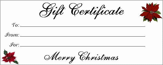 Simple Gift Certificate Template Luxury Fast &amp; Easy Holiday Gift Certificates Available at Mystic